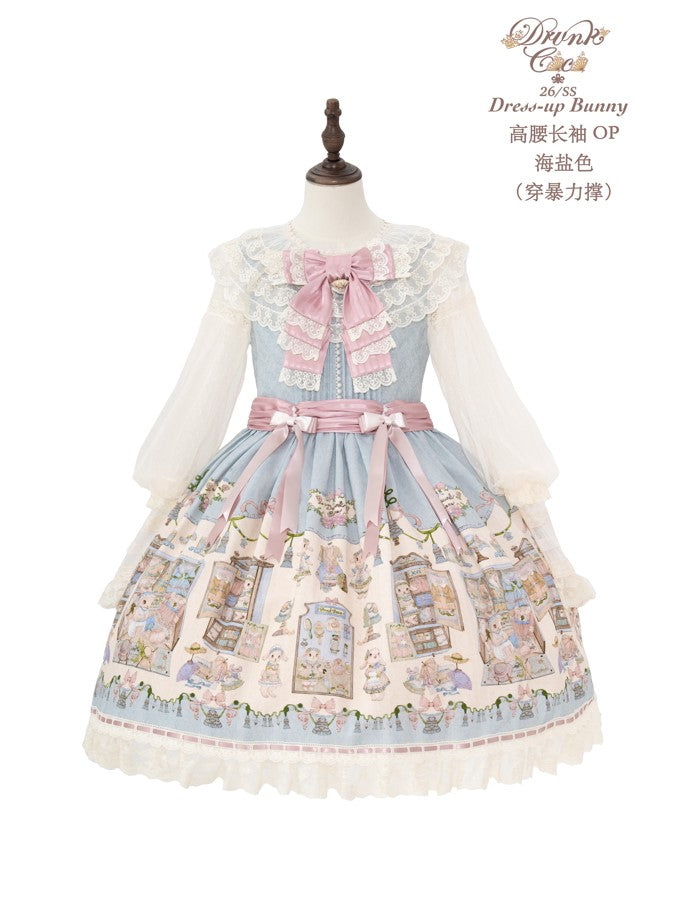 【受注予約~3/12】DressUp Bunny ワンピース【Drunk Coco】