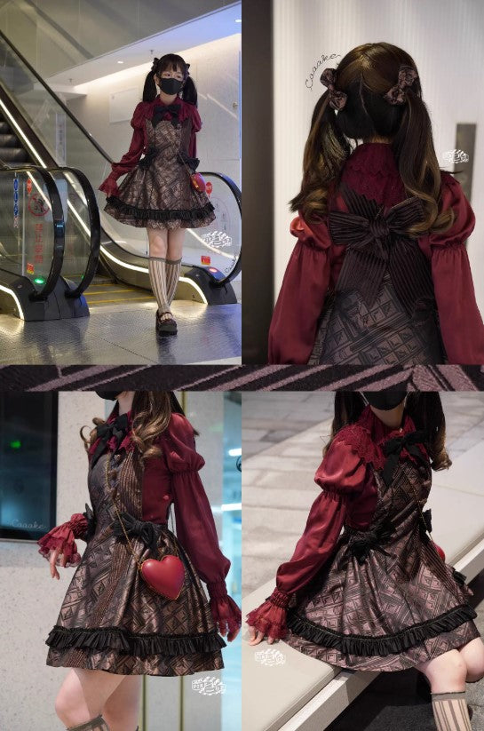 [Pre-orders until March 12th] Chooocolate Ribbon Barrette, Ribbon Pin, Brooch [PINK UP]