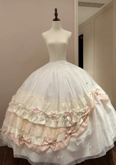 【受注予約~3/18】Strawberry Ribbon ワンピース・フルセット【Dream Lolita】