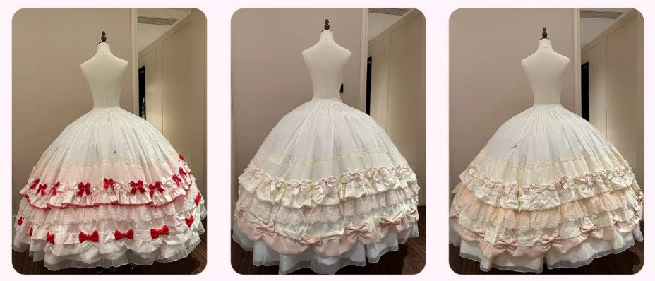 【受注予約~3/18】Strawberry Ribbon ジャンパースカート・フルセット【Dream Lolita】