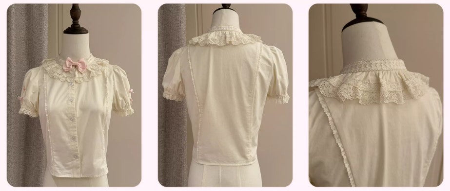 【受注予約~3/18】Strawberry Ribbon インナートップス【Dream Lolita】