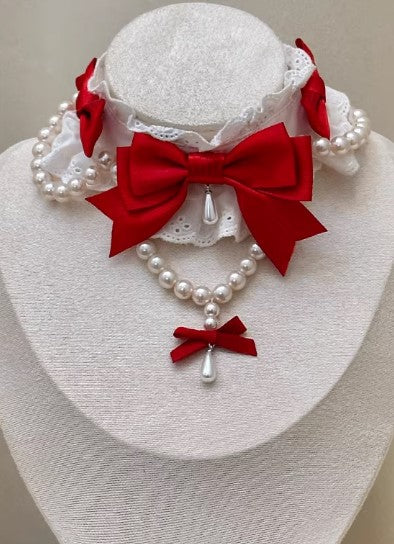 【受注予約~3/18】Strawberry Ribbon インナースカート・アクセサリー【Dream Lolita】