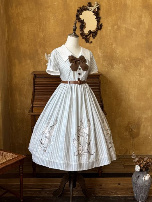 【受注予約~4/16】Birds Prologue ワンピース【Button Bear】