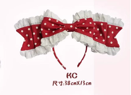 【受注予約~4/13】Summer Dot ジャンパースカート・アクセサリーセット【甜蜜梦境】