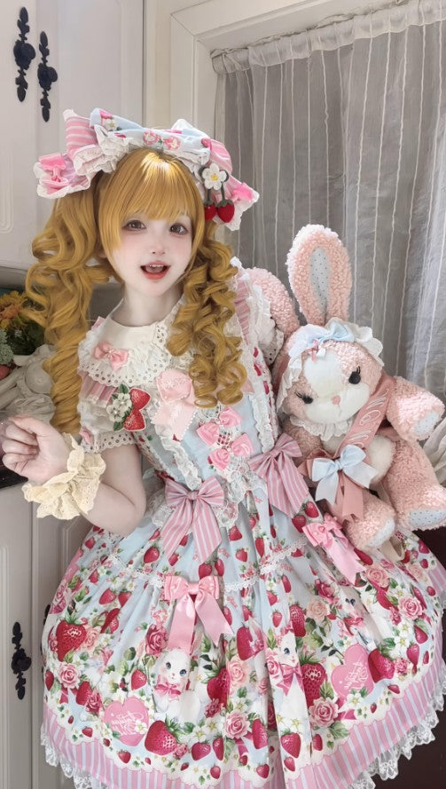 【受注予約~4/29】Strawberry Rabbit フルセット【Antique Doll】