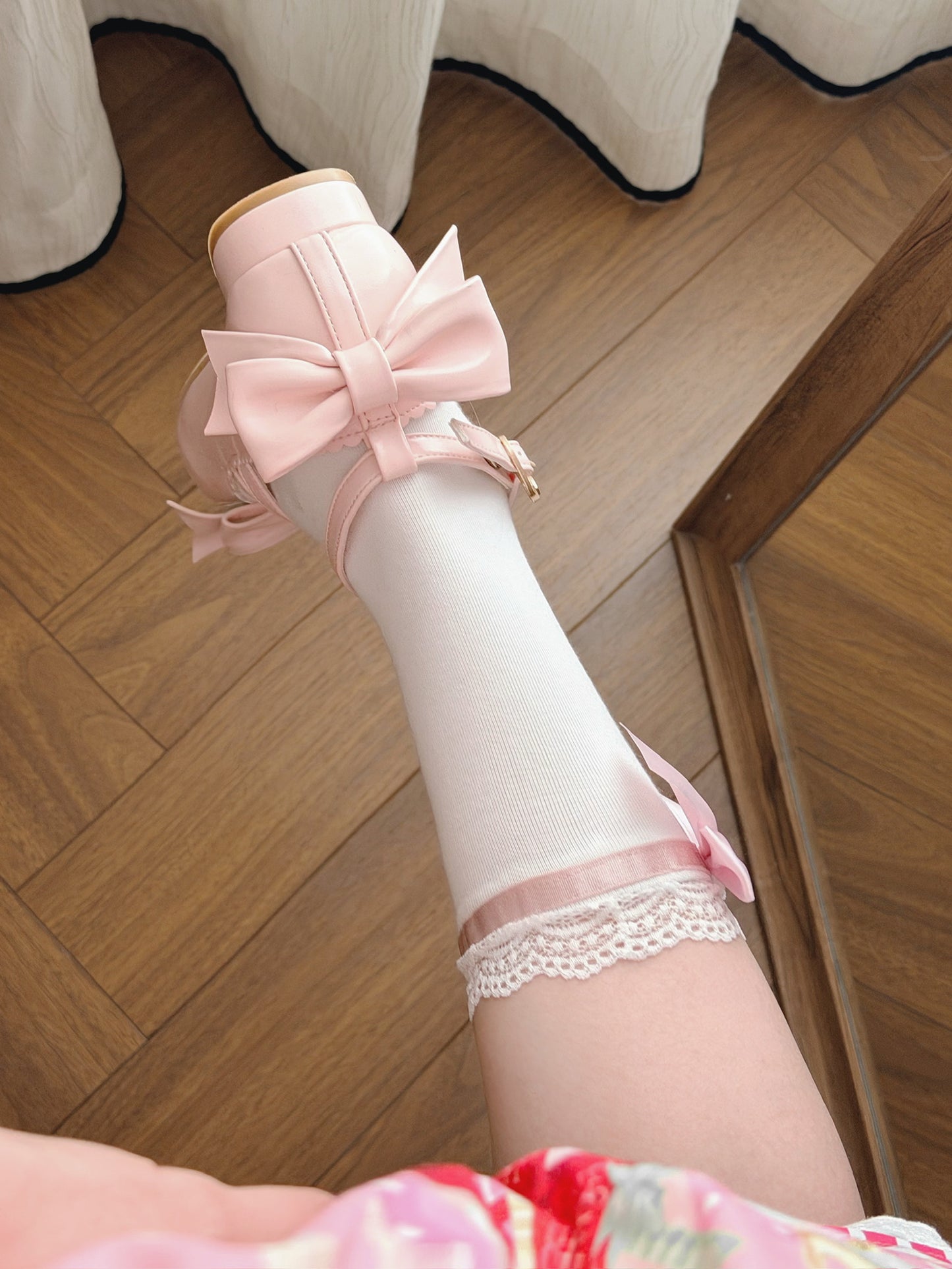 【受注予約~8/6】ミルフィーユベリー ストラップシューズ【Sheep Puff】