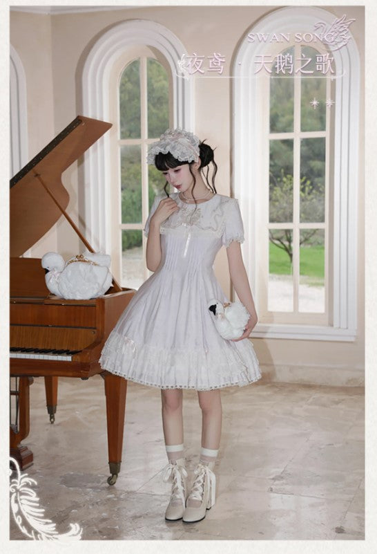 【受注予約~5/6】Swan Song ワンピース【iris de nuit】