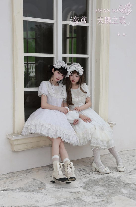 【受注予約~5/6】Swan Song ワンピース【iris de nuit】