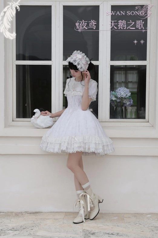 【受注予約~5/6】Swan Song ワンピース【iris de nuit】