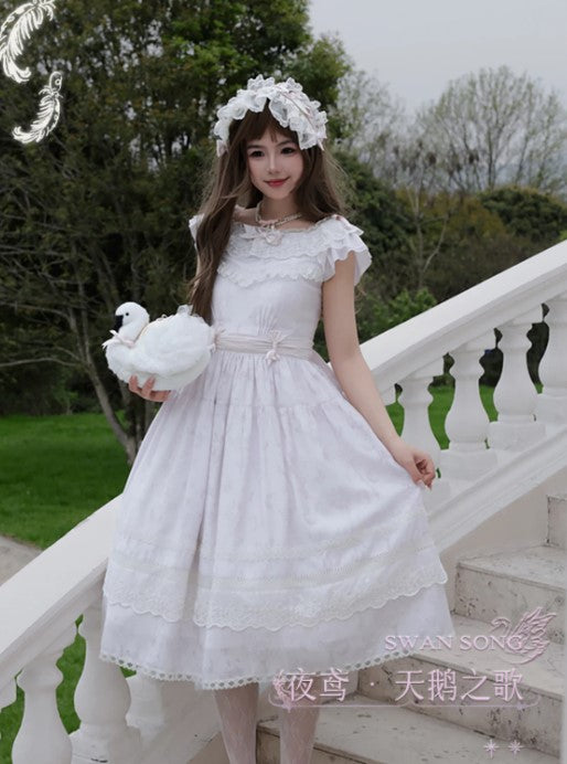 【受注予約~5/6】Swan Song ワンピース【iris de nuit】