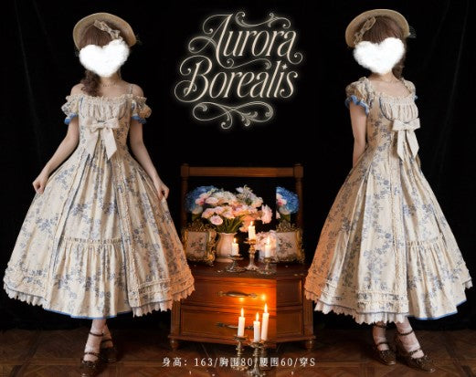 【受注予約~5/7】When the flowers to bloom ジャンパースカート(タイプ1)【Aurora Borealis】