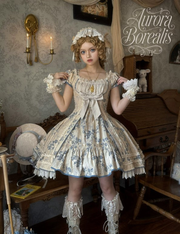 【受注予約~5/7】When the flowers to bloom ジャンパースカート(タイプ1)【Aurora Borealis】
