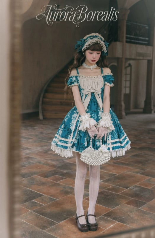 【受注予約~5/7】When the flowers to bloom ジャンパースカート(タイプ1)【Aurora Borealis】