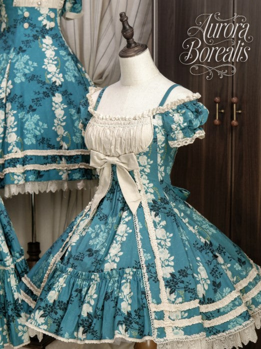 【受注予約~5/7】When the flowers to bloom ジャンパースカート(タイプ1)【Aurora Borealis】