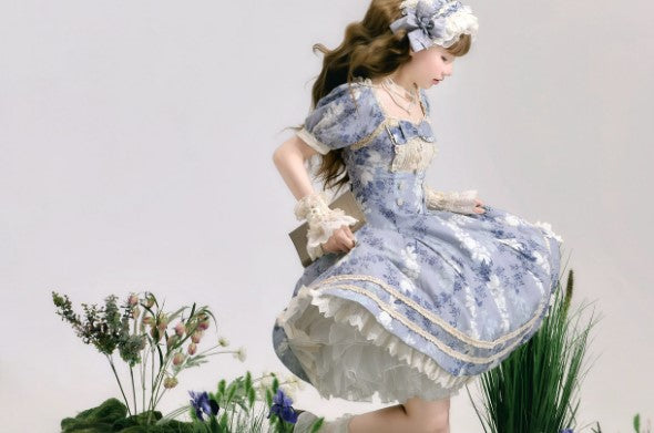 【受注予約~5/7】When the flowers to bloom ワンピース【Aurora Borealis】