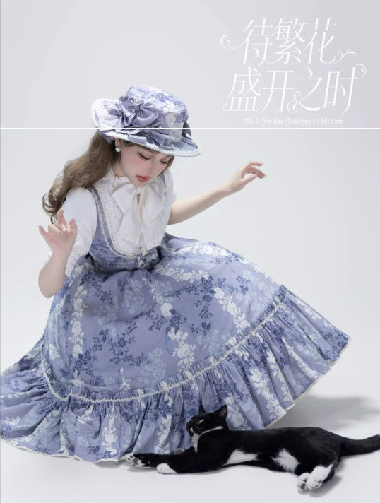 【受注予約~5/7】When the flowers to bloom ブラウス【Aurora Borealis】