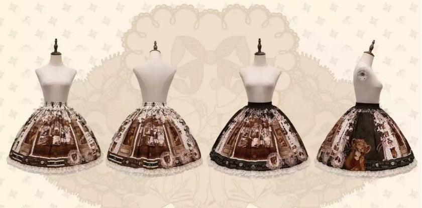 【受注予約~5/14】Antique Bear Shop スカート・コルセット・トップス【黒眼窩診療室】
