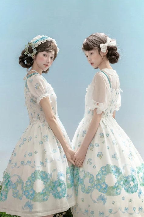 【受注予約~6/14】ネモフィラの花かんむり アクセサリー【Whital Allery】
