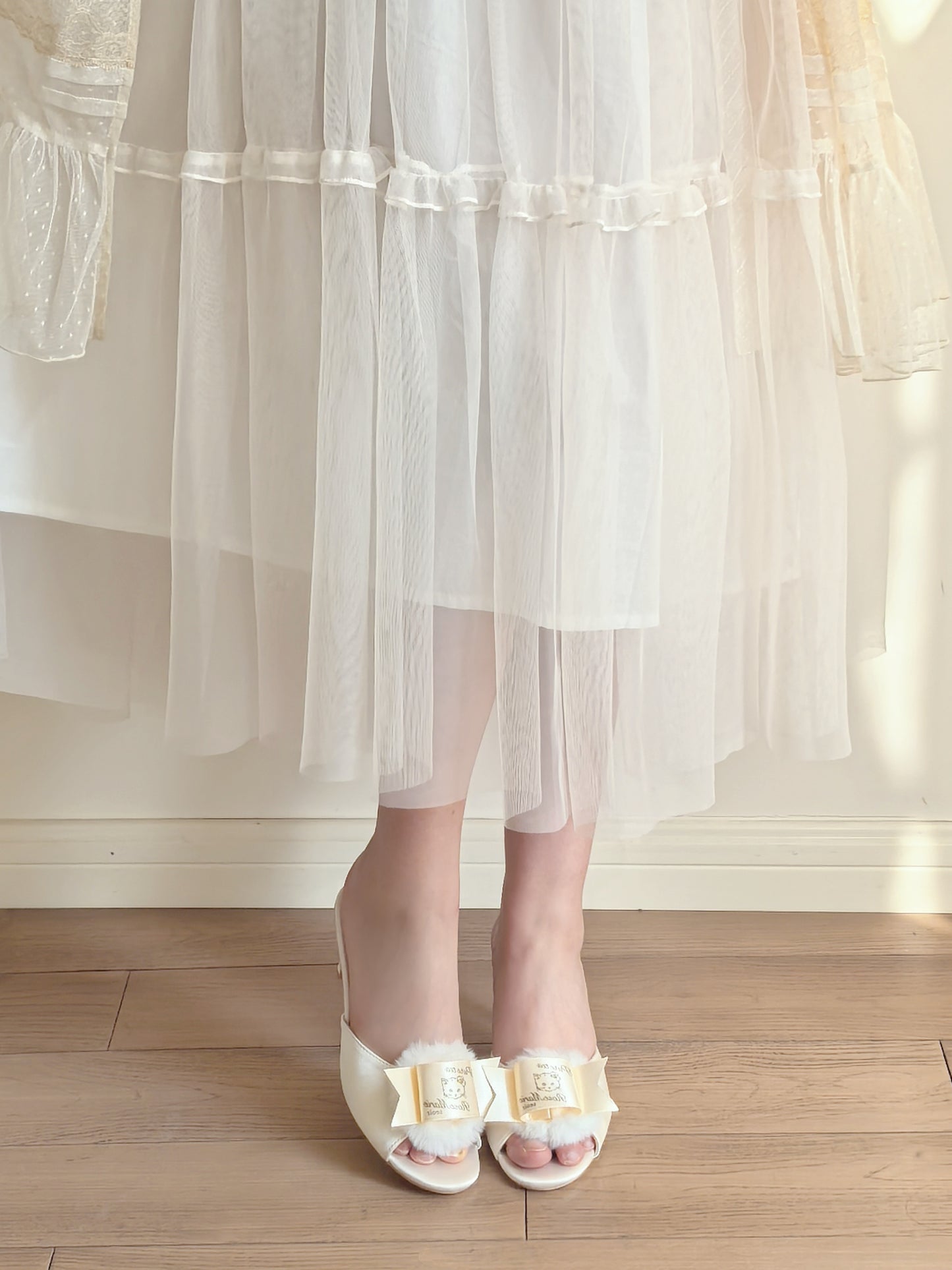【受注予約~7/5】Fluffy Puff Shoes【Rose Marie seoir×Pure Tea】