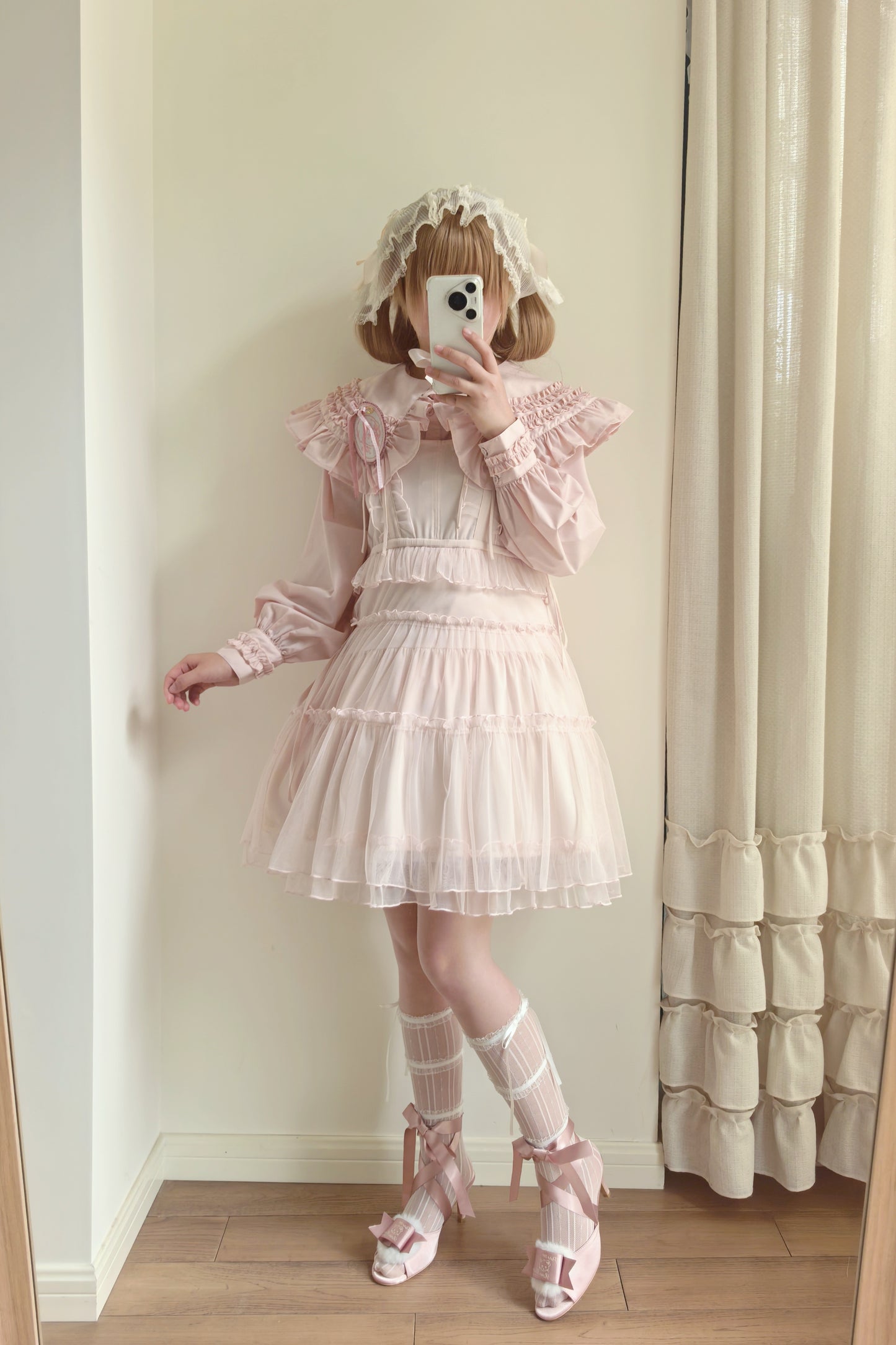 【受注予約~7/5】Fluffy Puff Shoes【Rose Marie seoir×Pure Tea】