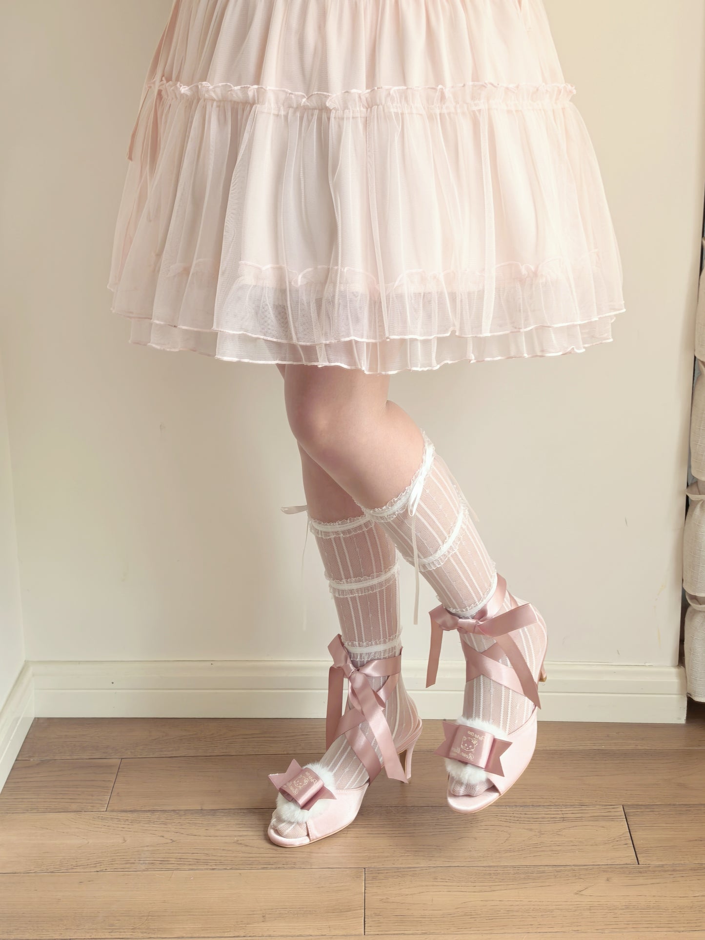 【受注予約~7/5】Fluffy Puff Shoes【Rose Marie seoir×Pure Tea】