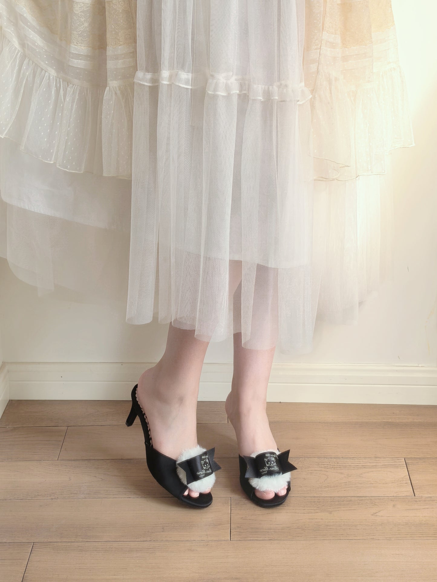 【受注予約~7/5】Fluffy Puff Shoes【Rose Marie seoir×Pure Tea】