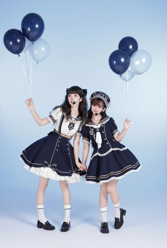 【受注予約~6/10】くまちゃんカプトン ワンピース【Iris de nuit】