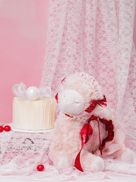 【受注予約~6/18】Shepherd's Dream ぬいぐるみバッグ・お洋服セット(ピンク)【QSHOP】