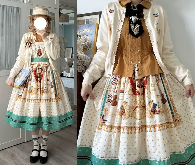 【受注予約~7/16】Starlit Opera House スカート【南十字宇宙洋服社】