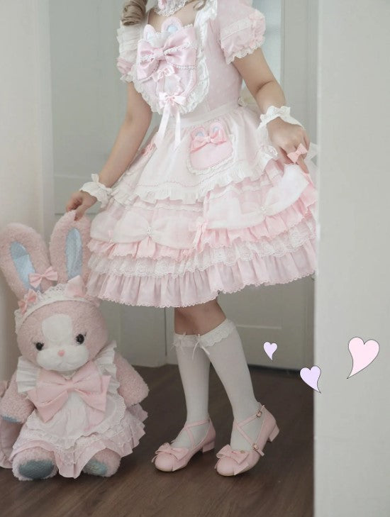 【受注予約~7/28】Miss Fondant ストラップシューズ(2.6cmヒール)【Sheep Puff】