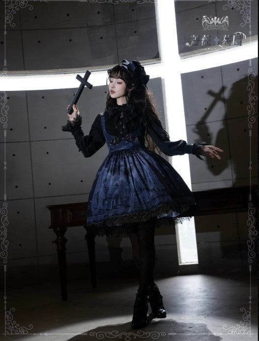 【受注予約~8/4】Rose Necropolis ワンピース・ジャンパースカート・ブラウス【iris de nuit】