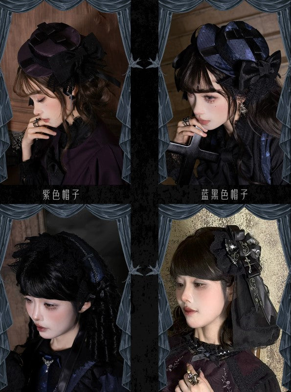 【受注予約~8/4】Rose Necropolis アクセサリー【iris de nuit】