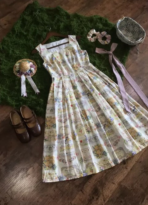 Blueberry Blossoms ジャンパースカート【Wind and Slumber】