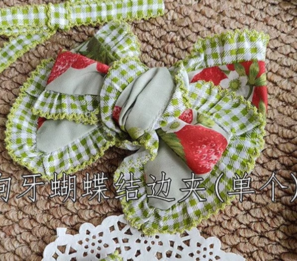 【受注予約~7/30】Summer Strawberry Bunny アクセサリー【Beleganty】