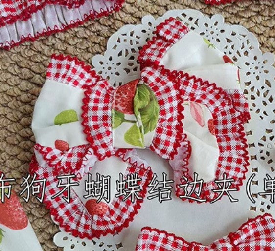 【受注予約~7/30】Summer Strawberry Bunny アクセサリー【Beleganty】