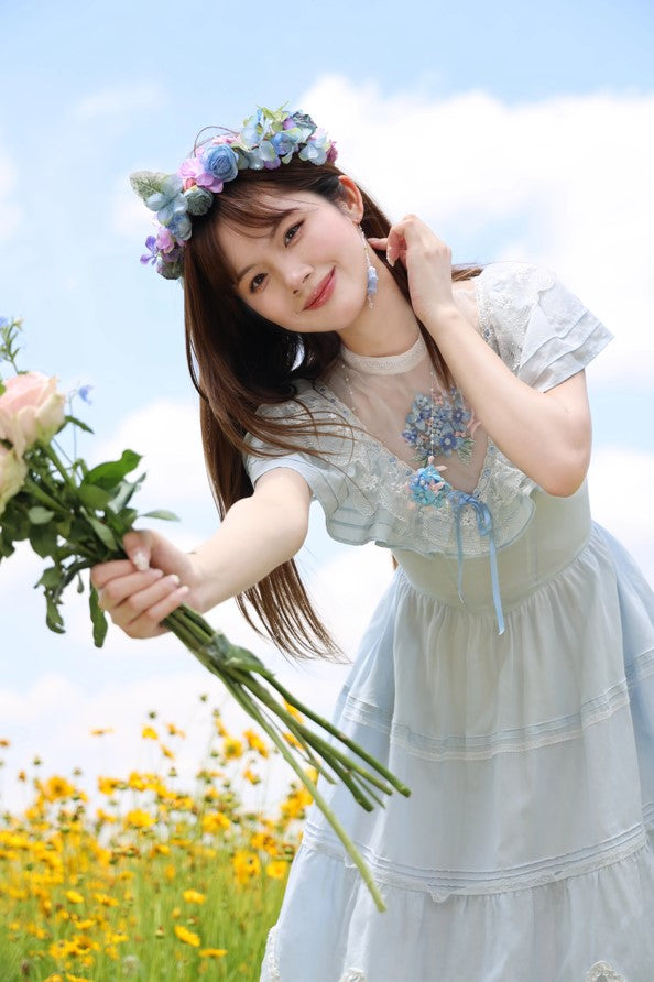 季夏の恋詩 ワンピース(タイプ2)【Cyan】