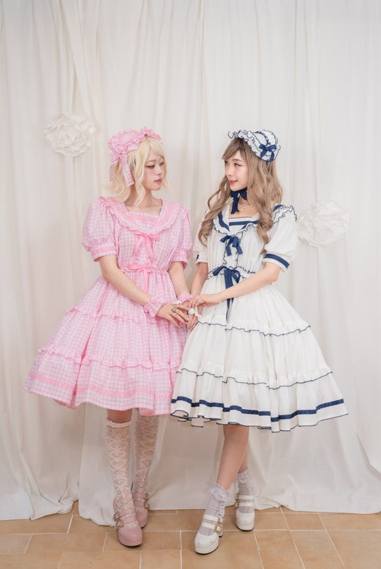 【受注予約~8/30】Perles de rosée セーラーワンピース【Baroque】