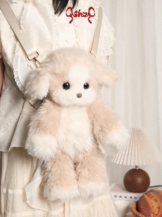 【受注予約~10/5】Twin Puppy ぬいぐるみ・バッグ【QSHOP】