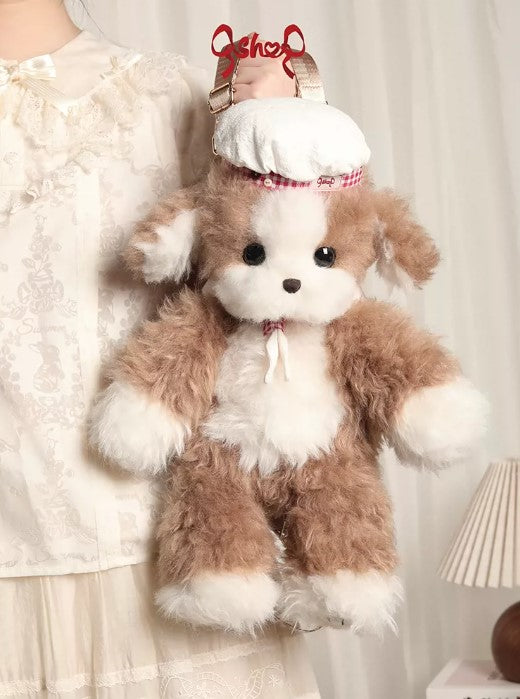 【受注予約~10/5】Twin Puppy ぬいぐるみ・バッグ【QSHOP】