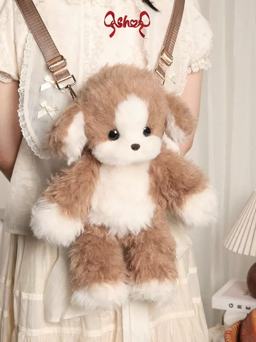 【受注予約~10/5】Twin Puppy ぬいぐるみ・バッグ【QSHOP】
