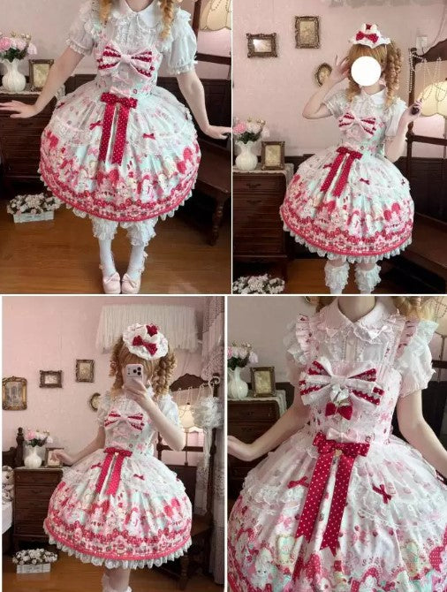 【受注予約~10/8】Berry Bunny サロペット【MY Cat-Twinkling Starlight】