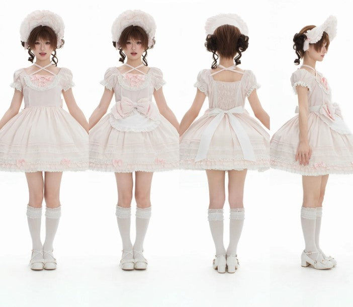 【受注予約~10/13】Pearl Doll ジャンパースカート・ワンピース【Sheep Puff】