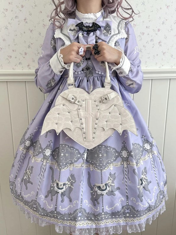 コウモリハートバッグ【Sheep Puff】