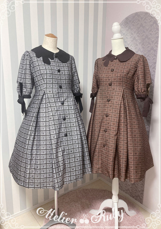 大人のビターチョコ ワンピース【Atelier Ruby】