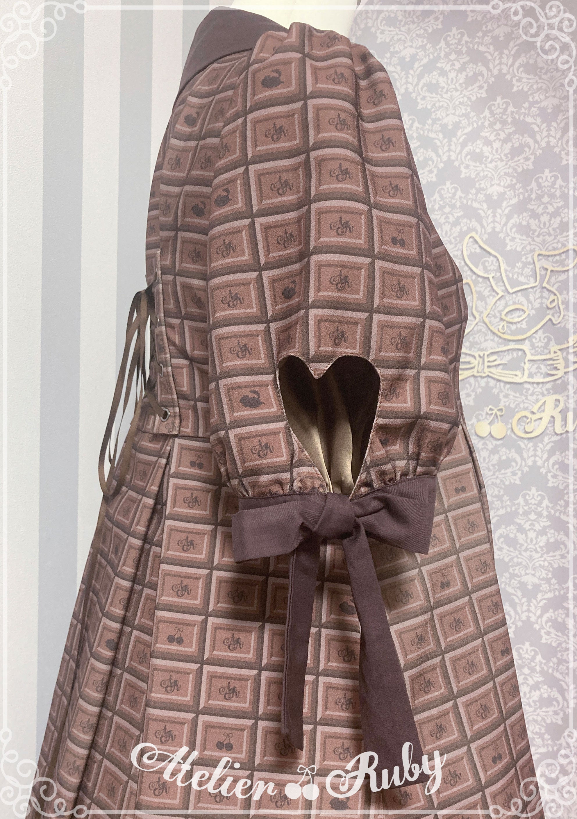 大人のビターチョコ ワンピース【Atelier Ruby】 – Epetice