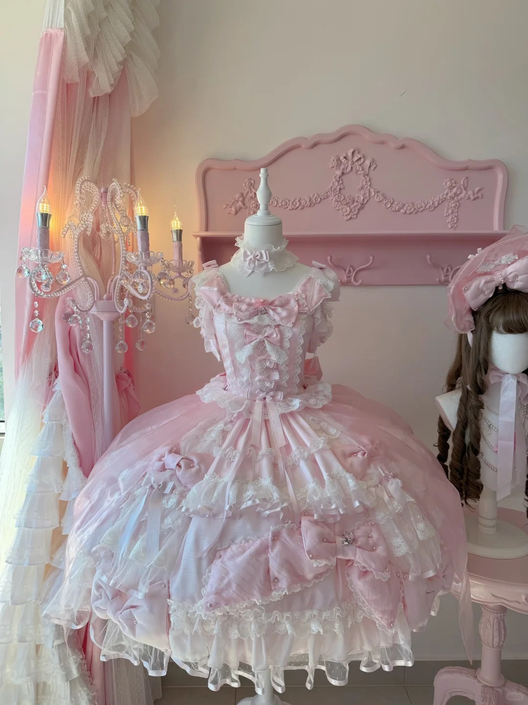 epetice 宝石姫　姫ロリ　ロリィタ　お姫様　ドレス　ロリータ　ワンピース 宝石姫 フルセット【Dream Lolita】 – Epetice