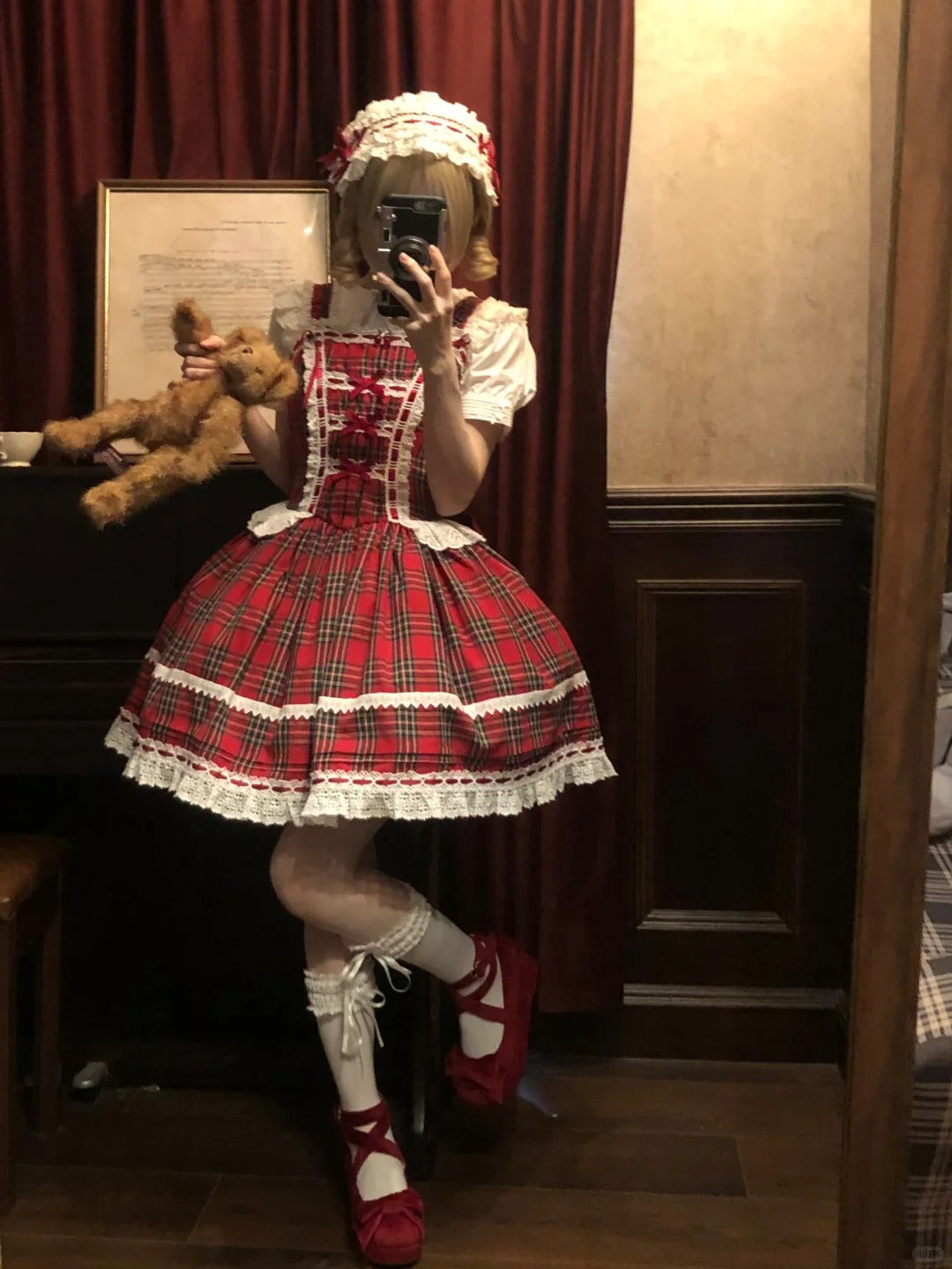 Laura Doll ジャンパースカート(ローウエスト)【小能熊】