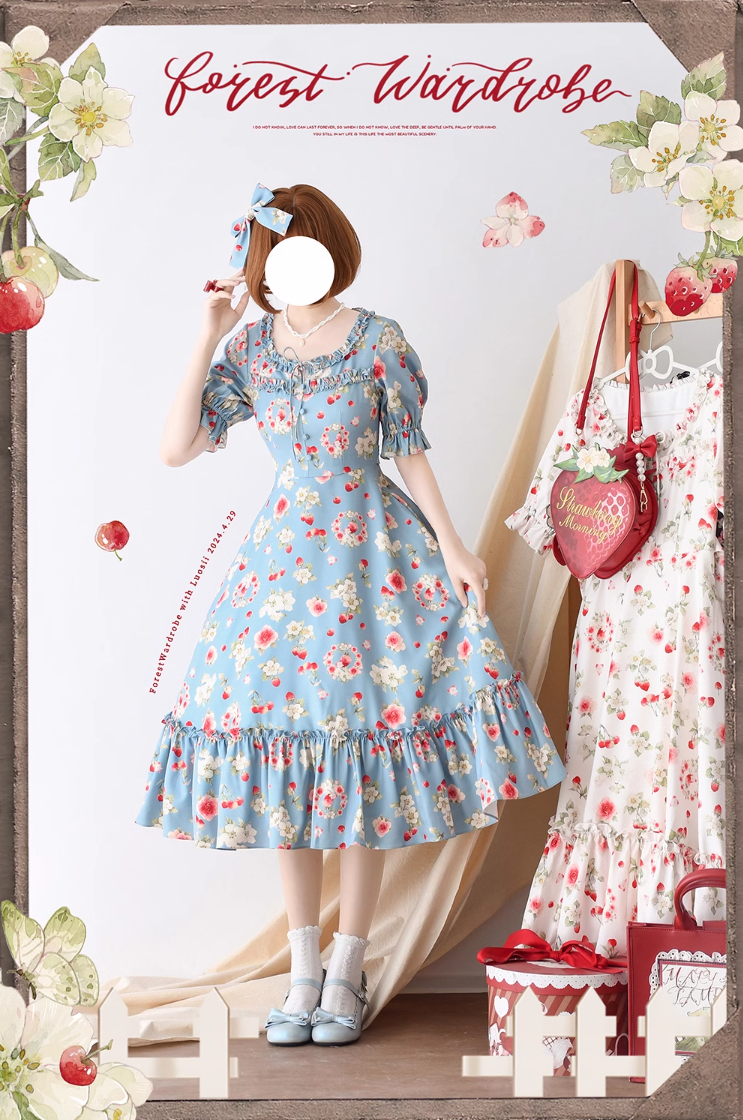 Early Summer Berry Picture Book ワンピース(タイプ1)【Forest Wardrobe】