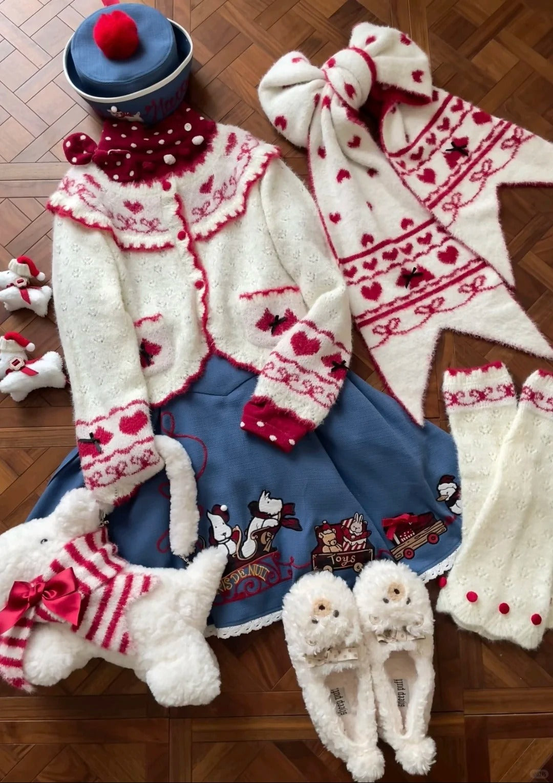 【受注予約~10/30】Puppy and WoolBall アクセサリー【iris de nuit】