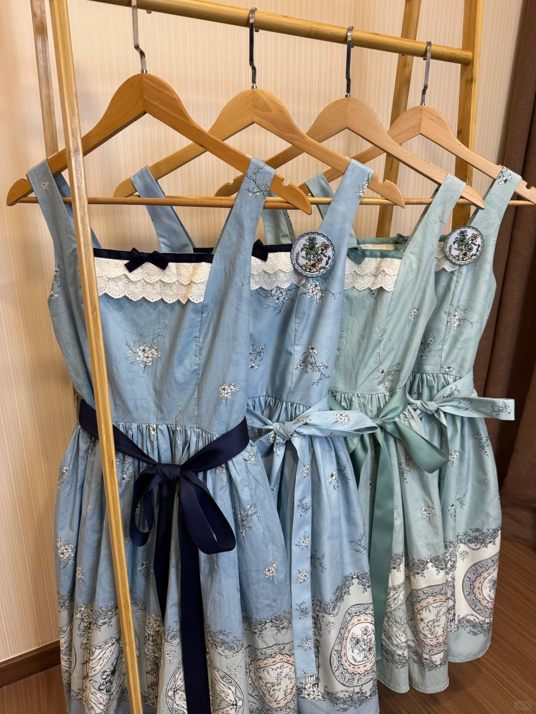 Porcelain Bottle ジャンパースカート【DreamWhale】